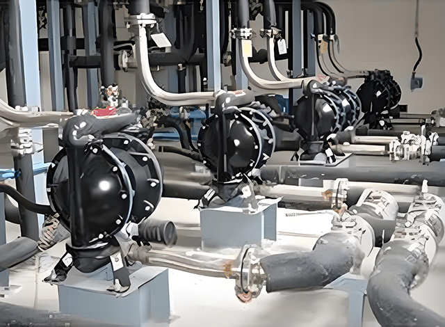 Riešenia radu RVE32 na membránových čerpadlách