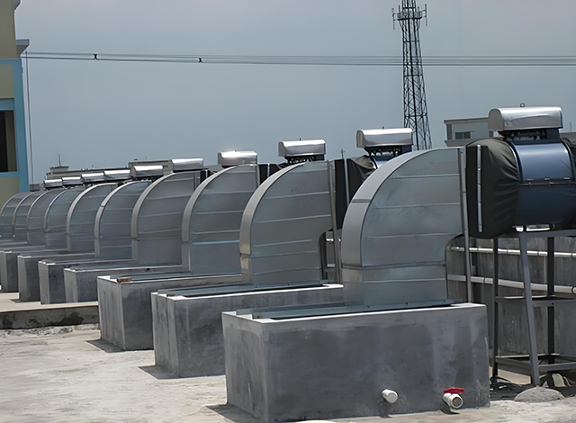 Aplikácia radu RVE32 v systéme ventilátora kotla